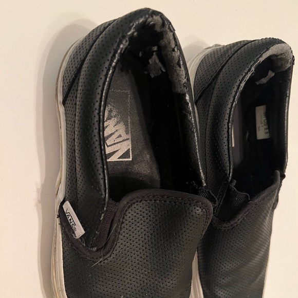 Leather Slip On Vans - Picture 3 of 6